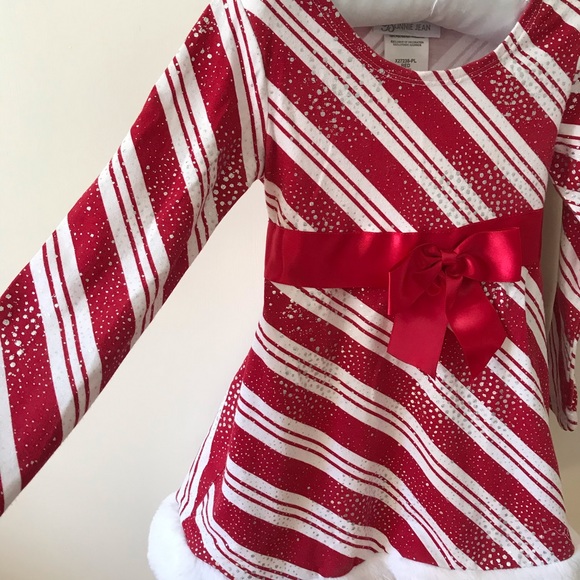 Bonnie Jean Candy Stripe Holiday Tunic 